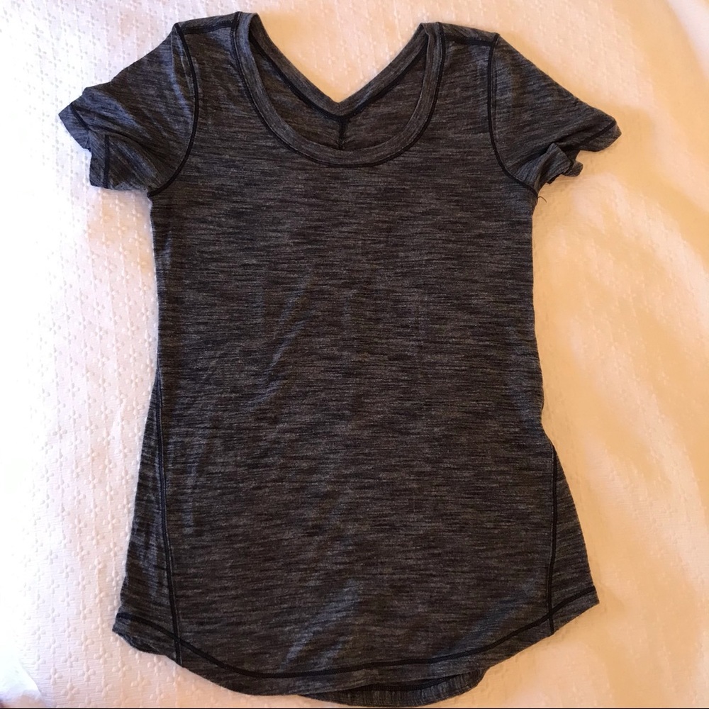 Lululemon Navy Short Sleeve Shirt